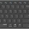 Rapoo E9800M (DE) Bluetooth Tastatur Dunkelgrau