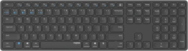 Rapoo E9800M (DE) Bluetooth Tastatur Dunkelgrau 1 Rapoo E9800M (DE) Bluetooth Tastatur Dunkelgrau