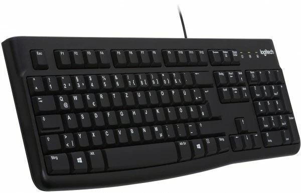 Logitech K120 (DE) Tastatur (kabelgebunden) Schwarz 1 Logitech K120 (DE) Tastatur (kabelgebunden) Schwarz