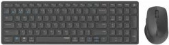 Rapoo 9700M Set (DE) Kabelloses Tastatur-Set Dunkelgrau