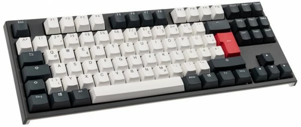 Ducky One 2 TKL Tuxedo MX-Red (DE) Gaming Tastatur Schwarz/weiß 3 Ducky One 2 TKL Tuxedo MX-Red (DE) Gaming Tastatur Schwarz/weiß – Bild 3