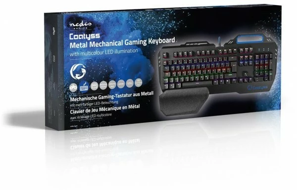 Nedis GKBD400BKND (NO) Gaming Tastatur Schwarz 6 Nedis GKBD400BKND (NO) Gaming Tastatur Schwarz – Bild 6
