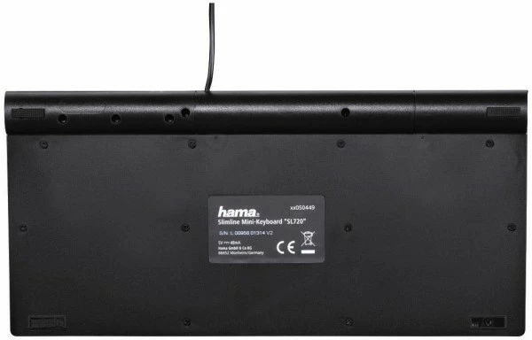 Hama SL720 (DE) Tastatur Schwarz 3 Hama SL720 (DE) Tastatur Schwarz – Bild 3