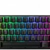 Ducky One 2 Mini MX-Silent-Red Gaming Tastatur Schwarz/weiß