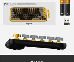 Logitech POP Keys (DE) Bluetooth Tastatur Blast/gelb 9 Logitech POP Keys (DE) Bluetooth Tastatur Blast/gelb -PC Tastaturen Verkäufe d4c2d07a 0480 48b8 b511 d0388ff82882 600x600