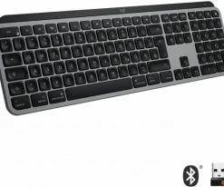 Logitech MX Keys (DE) Für Mac Bluetooth Tastatur Space Grau