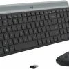 Logitech MK470 Slim Combo (DE) Kabelloses Tastatur-Set Grafit