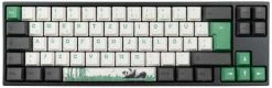Ducky MIYA Pro Panda V2 TKL MX-Brown (DE) Gaming Tastatur Schwarz/weiß/grün