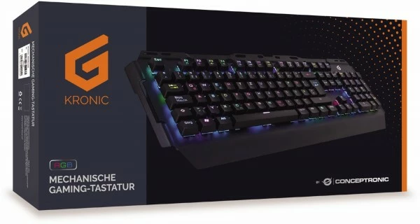Conceptronic KRONIC01DE (DE) Gaming Tastatur Schwarz 6 Conceptronic KRONIC01DE (DE) Gaming Tastatur Schwarz – Bild 6