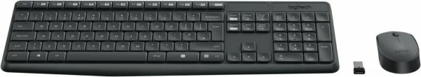 Logitech MK235 (DE) Kabelloses Tastatur-Set Grau 3 Logitech MK235 (DE) Kabelloses Tastatur-Set Grau – Bild 3