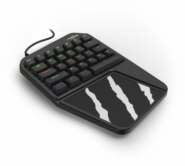 URage Exodus 410 One-Handed Gaming Tastatur Schwarz 4 URage Exodus 410 One-Handed Gaming Tastatur Schwarz – Bild 4