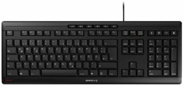 Cherry Stream Keyboard (DE) Tastatur Schwarz 1 Cherry Stream Keyboard (DE) Tastatur Schwarz