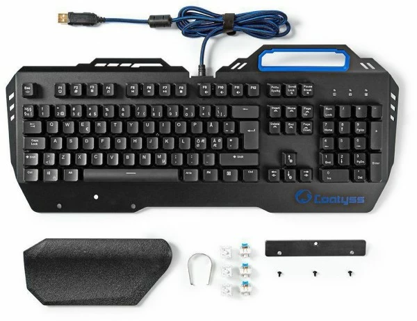 Nedis GKBD400BKND (NO) Gaming Tastatur Schwarz 5 Nedis GKBD400BKND (NO) Gaming Tastatur Schwarz – Bild 5