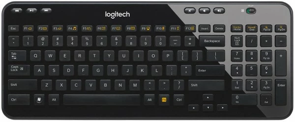 Logitech K360 (DE) Kabellose Tastatur Schwarz 1 Logitech K360 (DE) Kabellose Tastatur Schwarz