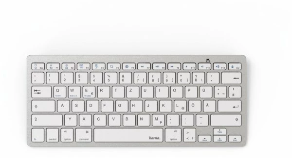 Hama KEY4ALL X510 Bluetooth Tastatur Silber/weiß 5 Hama KEY4ALL X510 Bluetooth Tastatur Silber/weiß – Bild 5