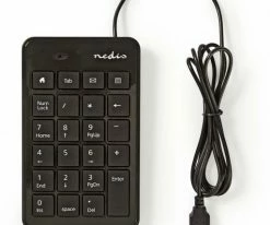 Nedis Kabelgebundene Numerische Tastatur Schwarz