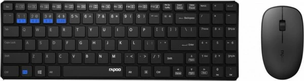 Rapoo 9300M Kabelloses Tastatur-Set Schwarz 1 Rapoo 9300M Kabelloses Tastatur-Set Schwarz