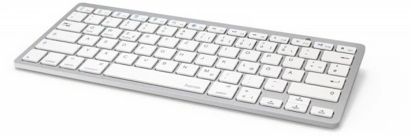 Hama KEY4ALL X510 Bluetooth Tastatur Silber/weiß 3 Hama KEY4ALL X510 Bluetooth Tastatur Silber/weiß – Bild 3