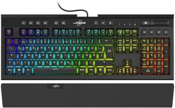 URage Exodus 900 Gaming Tastatur Schwarz 3 URage Exodus 900 Gaming Tastatur Schwarz – Bild 3